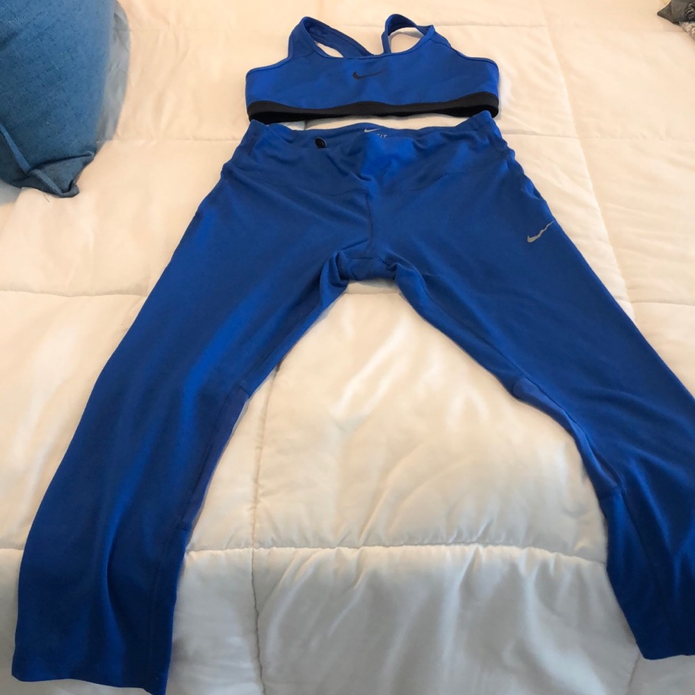 Nike pants and sports bra bundle
